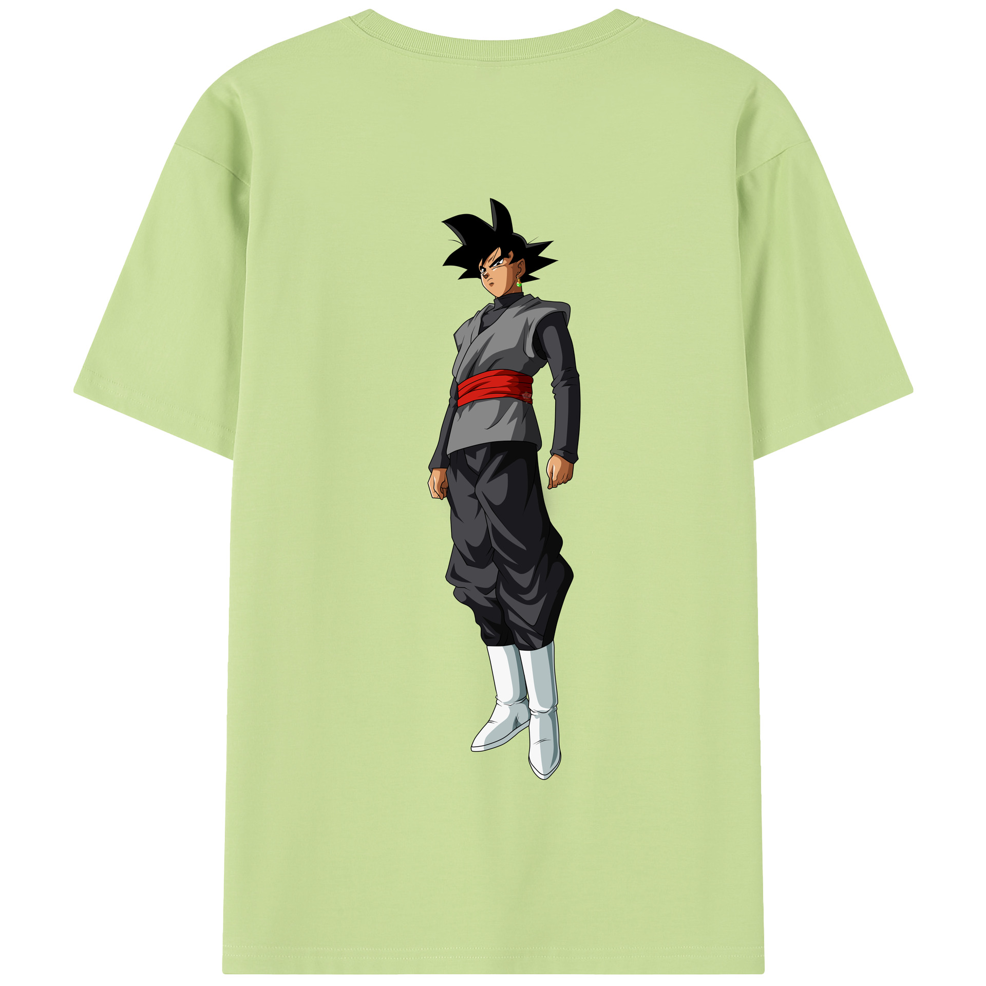 （画像用） ドラゴンボール ベジータ四世（Bejīta Yonsei）DRAGON BALL Vegeta IV 綿100％半袖Tシャツ（背面プリント）